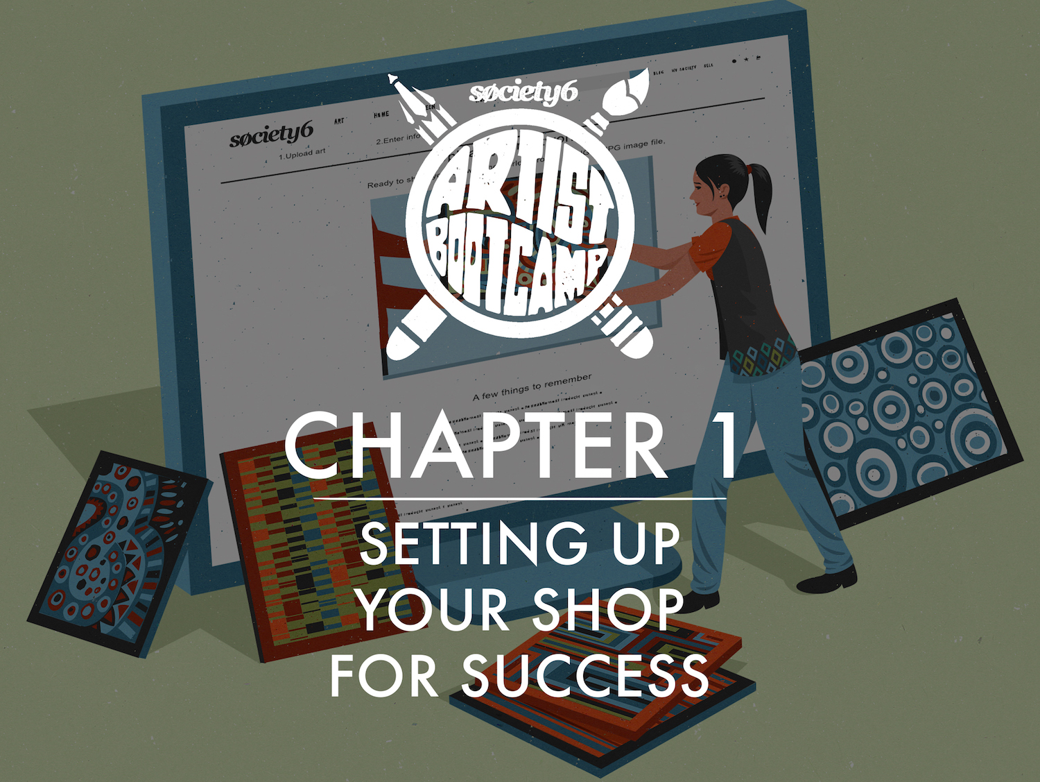 Artist Bootcamp Setting Up Your Society6 Shop For Success Society6 Blog