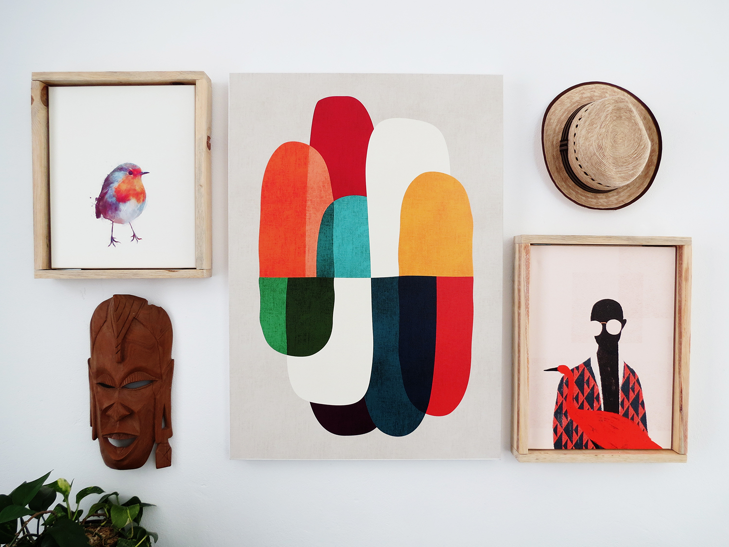 A Fresh Way To Showcase Canvas Prints: DIY Floating Frames - Society6 Blog