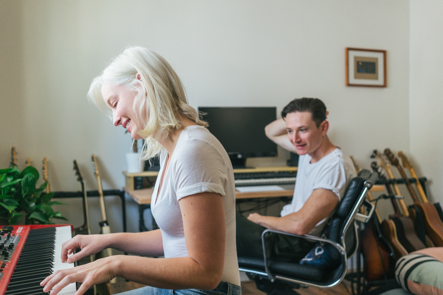 At Home with Musicians Ryan Lallier and Emily Moore - Society6 Blog