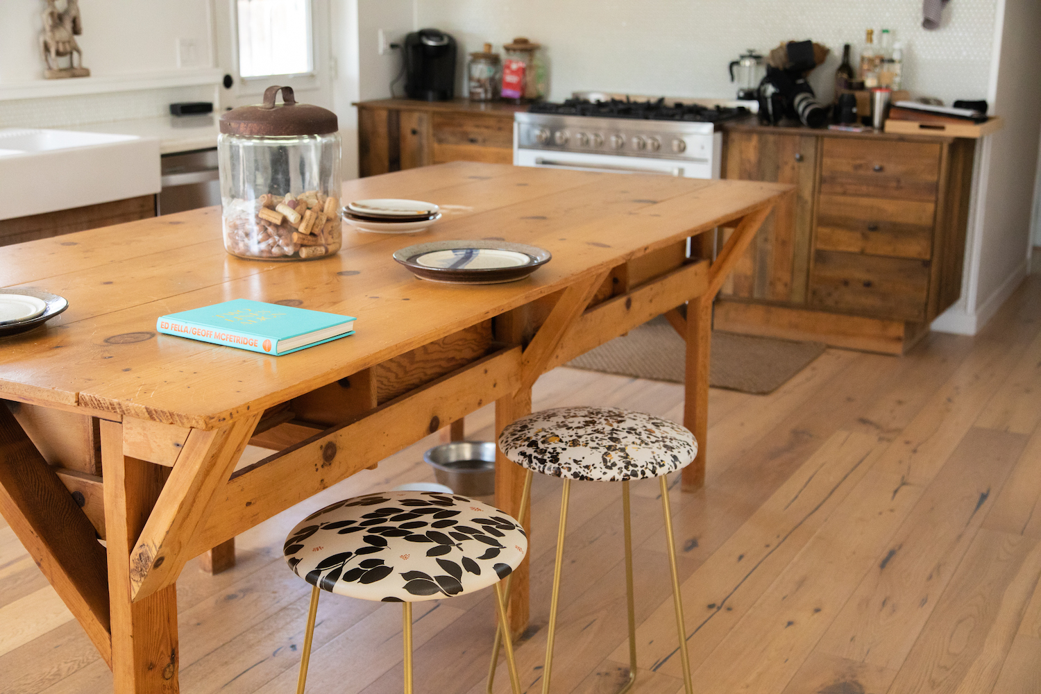Unusual kitchen stool designs to be used as focal points