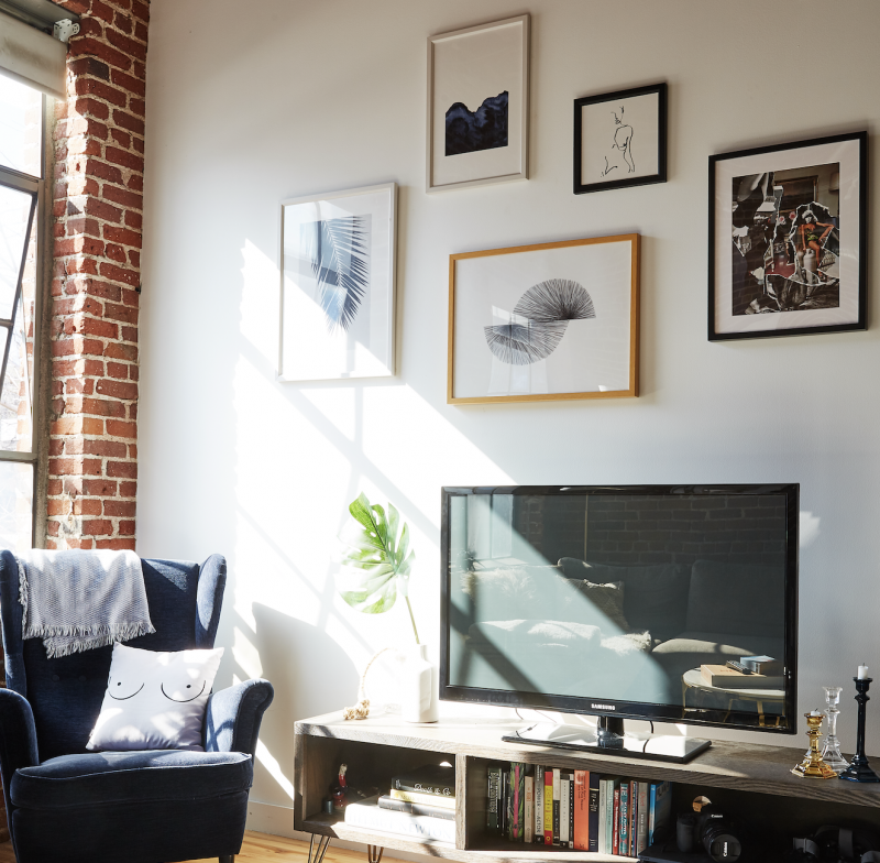 How to Decorate a Wall Behind Your TV Stand Society6