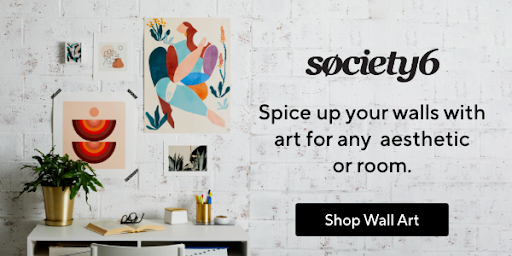 Spice up your walls with art for an aesthetic or room. Shop wall art!