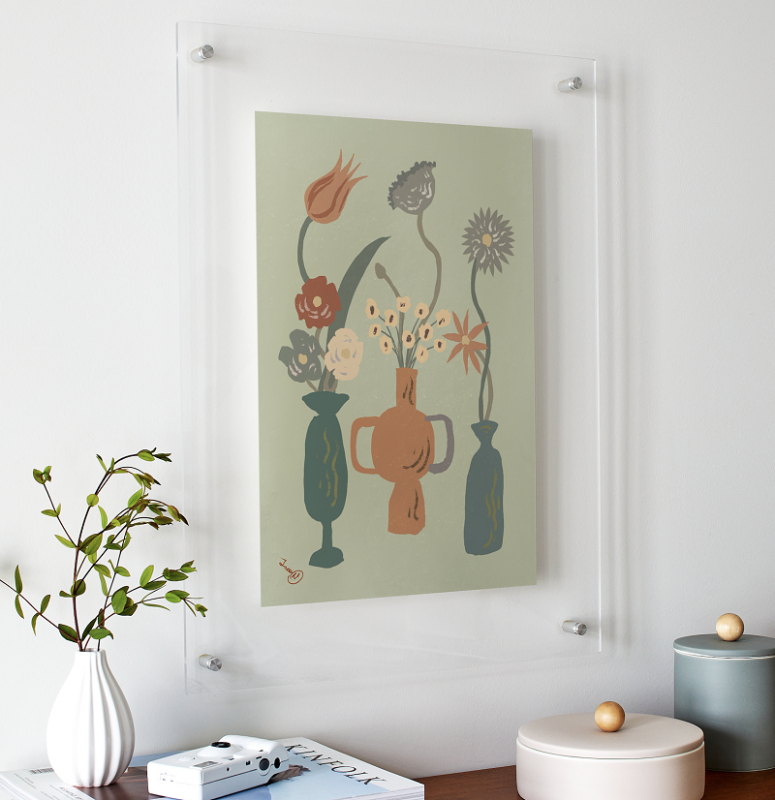 Mid-Century Modern Finesse Cow Wall Art