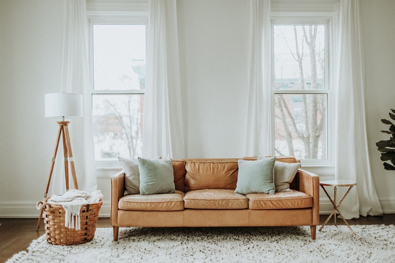 Living Room with a rug