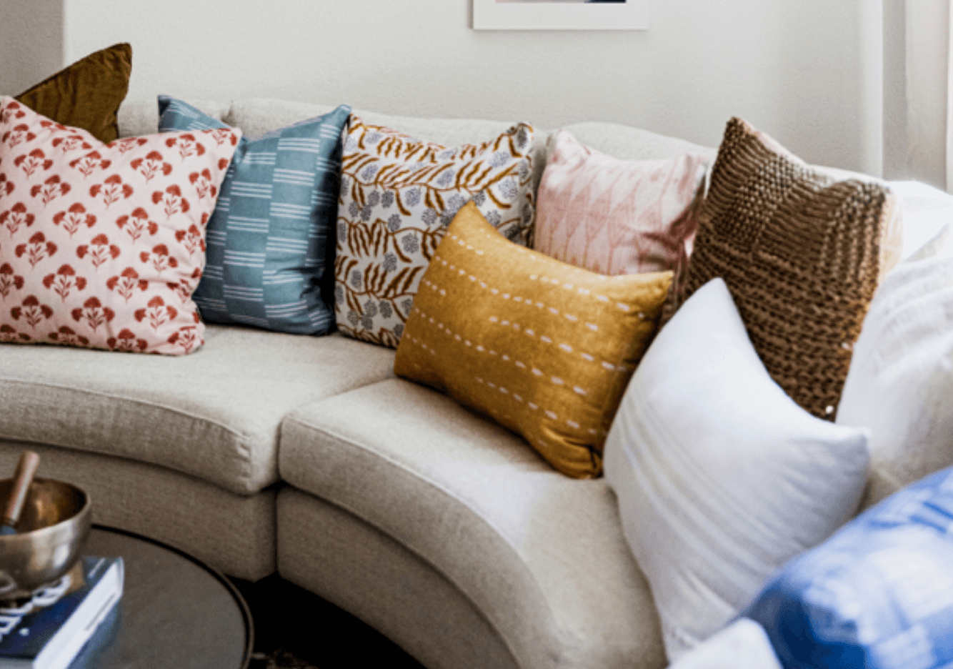 How to Style Couch Pillows: 10 Tips & Tricks - Run To Radiance