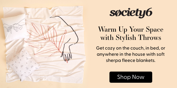 Warm up your space with stylish throws. Shop now!