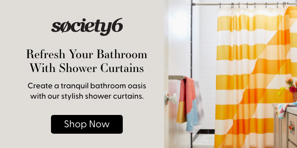 Refresh your bathroom with shower curtains. Shop now!