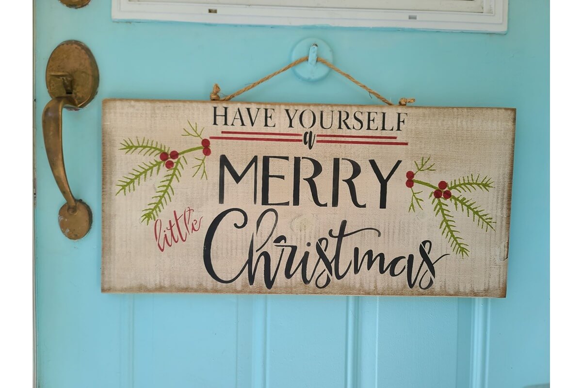 Farmhouse Wooden Christmas Signs