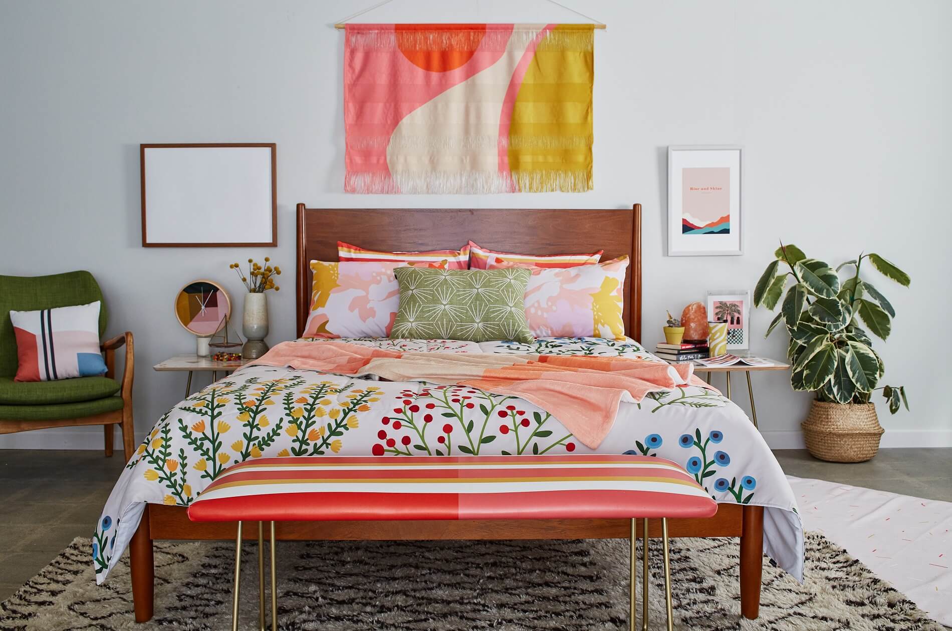 How to Put a Throw Blanket on a Bed 6 Style Tips Society6