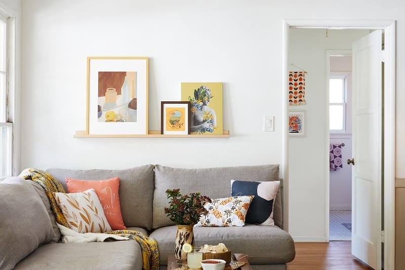 Spring-Inspired Gallery Wall