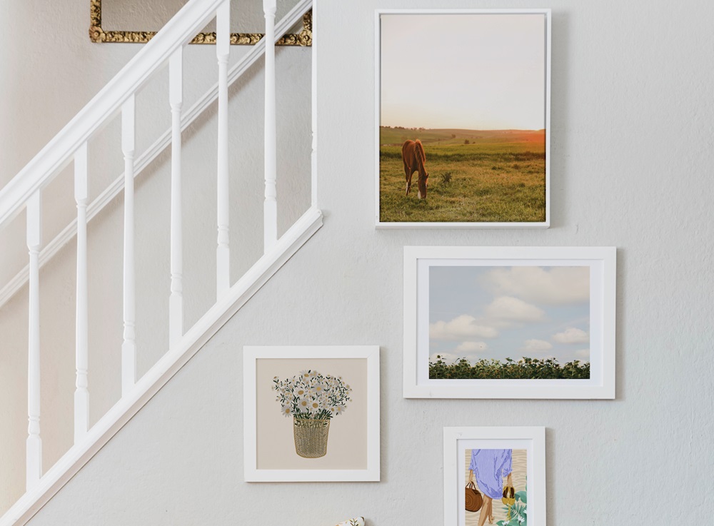 10 Staircase Wall Decorating Ideas | Society6