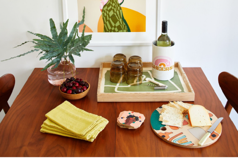 Stylish serving trays